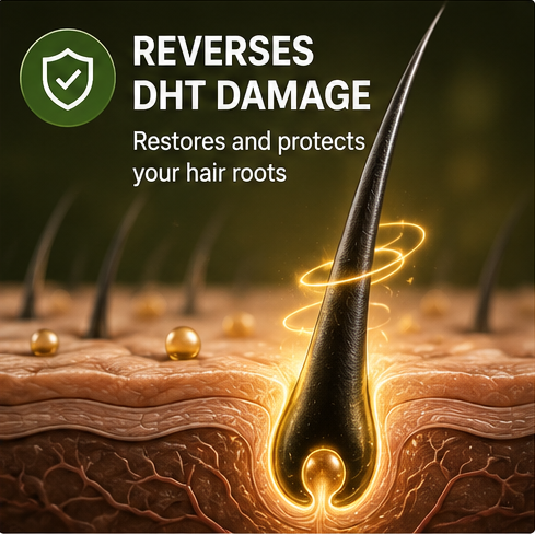 Reverses DHT Damage